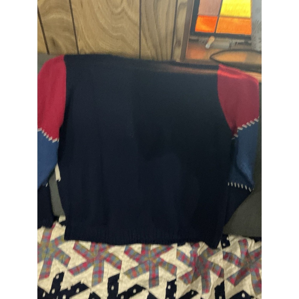 Alfred Dunner Wool Blend Women M Multicolor Floral Patchwork Cottage Core - Picture 4 of 4